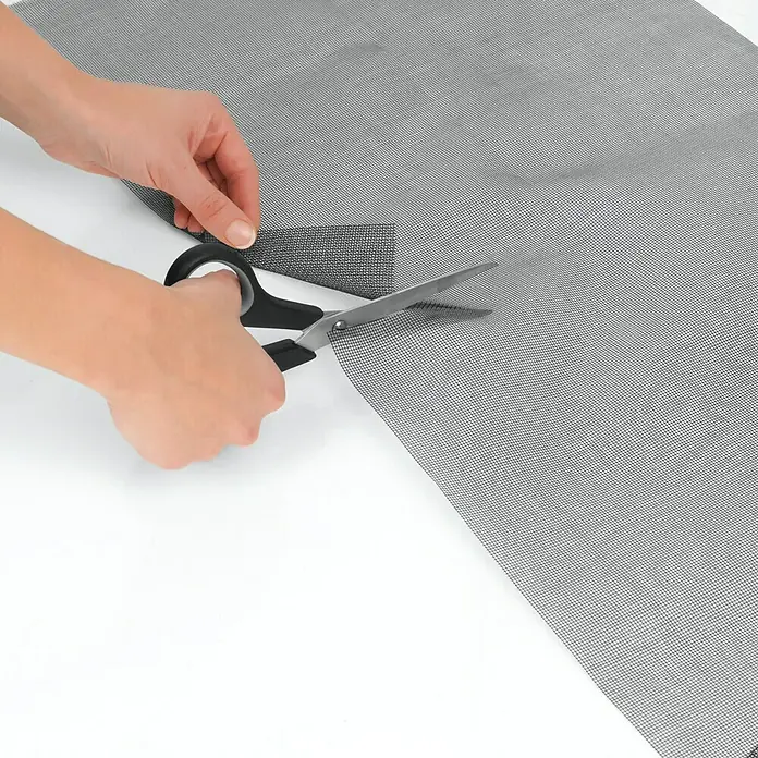 Easy Maxx Moskitonetz - B x H: 130 x 150 cm, Farbe Gewebe: Anthrazit, Geeignet für: Fenster