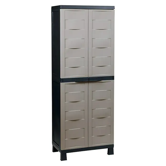 Kunststoffschrank - L x B x H: 65 x 37 x 173 cm, Traglast: 20 kg/Boden