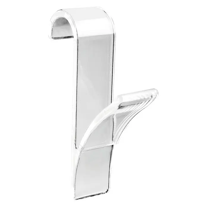 Wenko Soporte toallero para radiador - Transparente, 2 ud., Apto para: Radiador toallero
