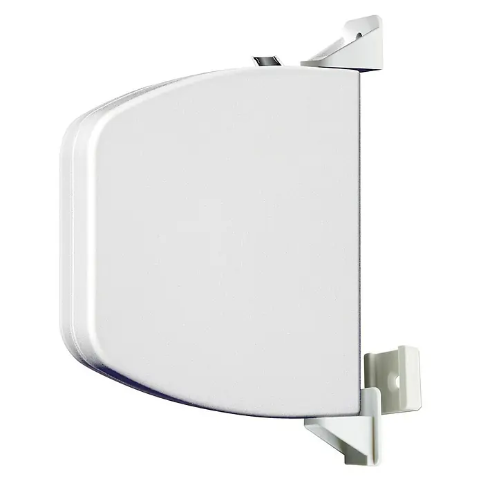 Schellenberg Recogedor de cinta de persiana 50140 - Anchura de la correa: 14 mm, Giratorio 180°, Blanco