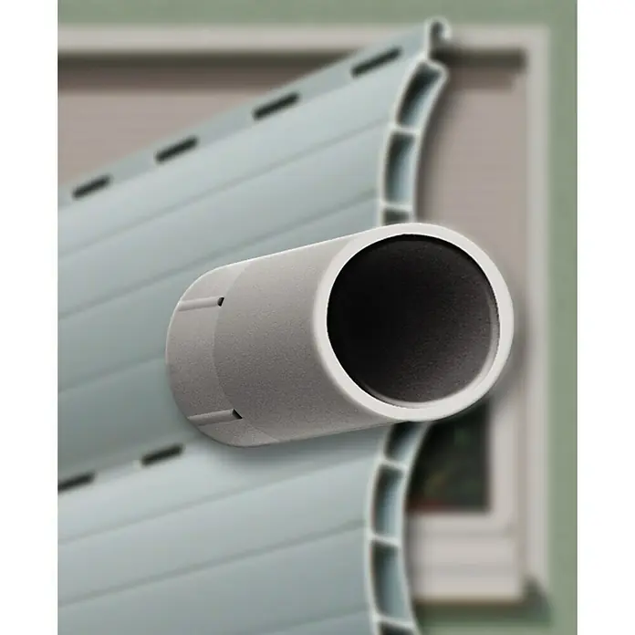 Schellenberg Tope de cierre para persiana - Gris, Largo: 40 mm
