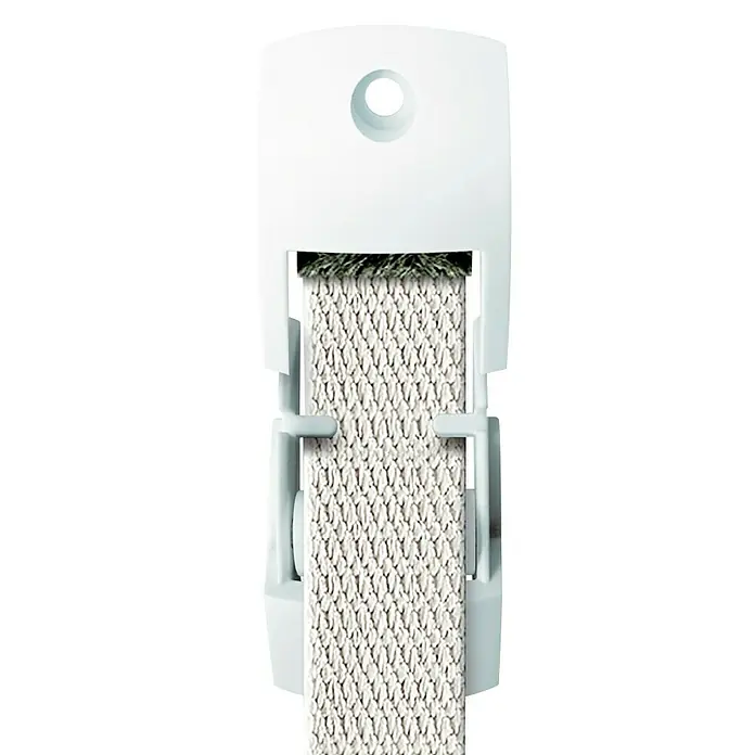 Schellenberg Duo Guía para correa Maxi - Apto para: Maxi sistemas de persianas enrollables, Anchura de la correa: 23 mm, Blanco