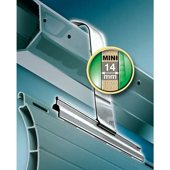 Schellenberg Fleje para persiana Mini - Anchura de la correa: 14 mm