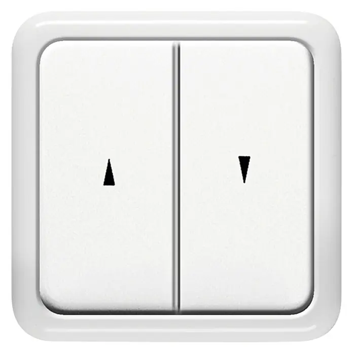 Schellenberg Interruptor para persianas 23005 - Blanco, Rectangular, Para interior