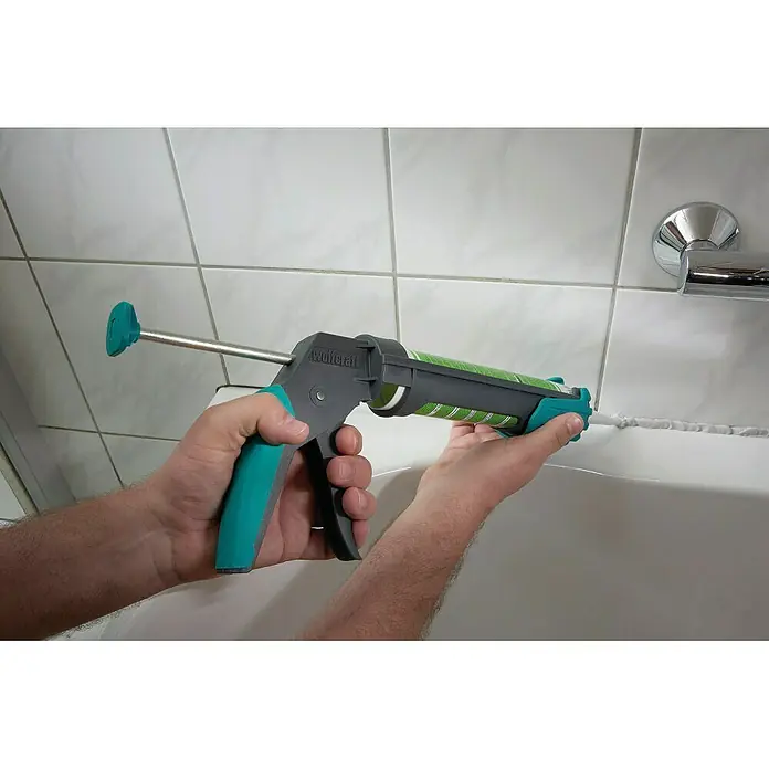 Wolfcraft Pistola de silicona MG 200 ERGO - Apto para: Silicona y cartuchos