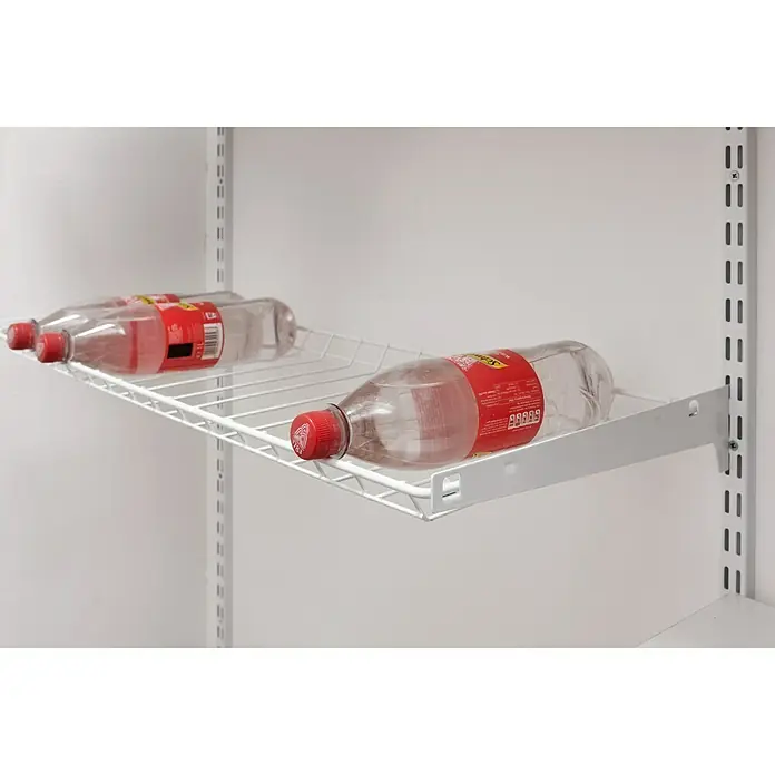 Element System Classic Zidna vodilica EL 32 - Duljina: 95 cm, Bijele boje, Namijenjeno za: Nosače s rasterom od 32 mm, Sustav s dvama provrtima - Proizvod u upotrebi