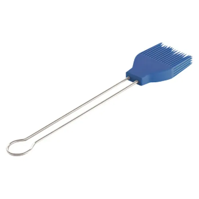 LotusGrill Marinier-Pinsel - Tiefblau, Material Borsten: Silikon - Diagonale Ansicht
