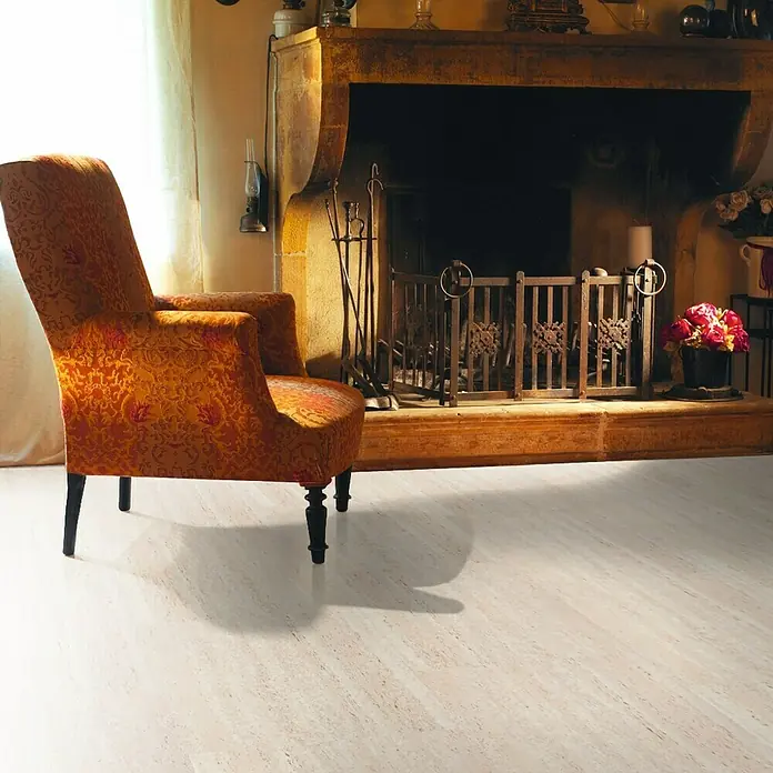 Gerflor Suelo de vinilo autoadhesivo Senso Natural Travertin - 30,5 cm x 60,9 cm x 2 mm