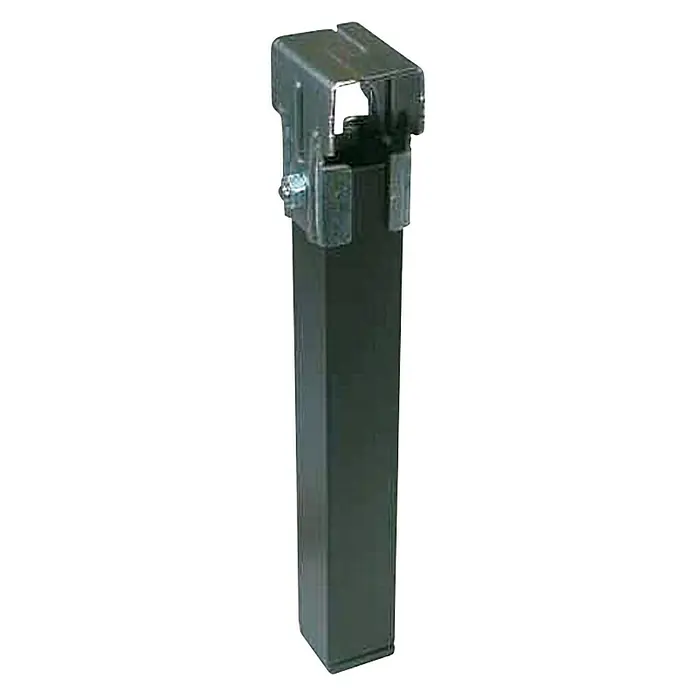 Micel Pata de repuesto con ruedas para somier - 30 x 40 x 250 mm, Negro, 4 uds.