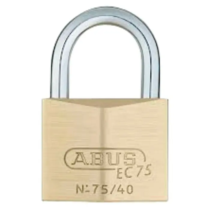 Abus Candado EC-75/40 - An x Al: 39 x 62 mm, 1 ud., Latón