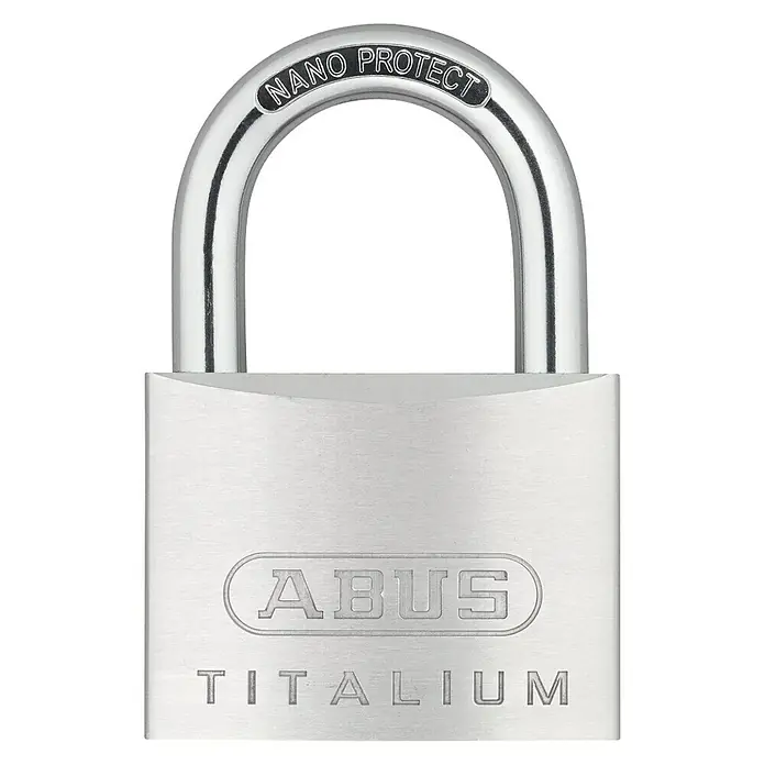 Abus Titalium Candado 64TI/60 - An x Al: 60 x 91 mm, Material estribo: Acero especial endurecido