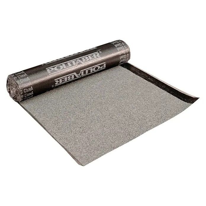 Chova Lámina asfáltica Politaber autoadhesiva - Gris, Negro, 6 m²