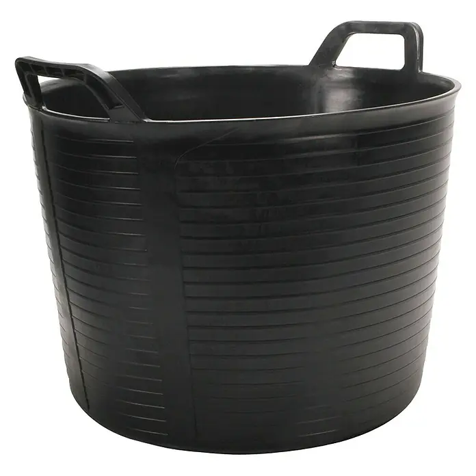 Cubo de obra Flextub - Negro, Capacidad: 40 l