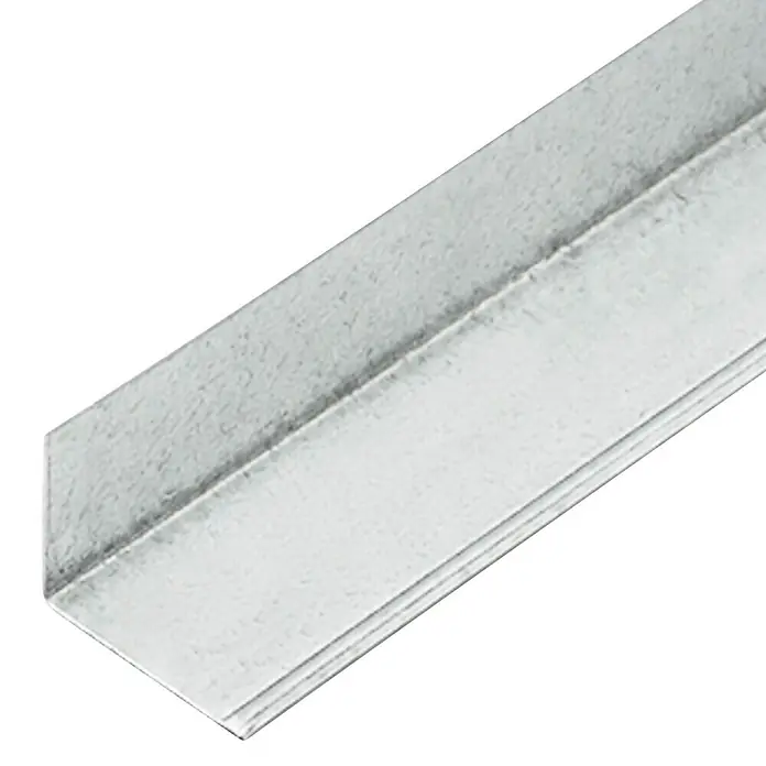 Placo Saint-Gobain Perfil angular - 3 m x 22 mm x 22 mm, Acero, Plateado