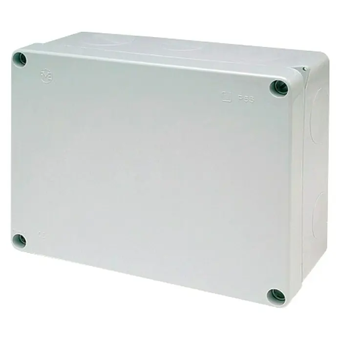 Famatel Caja de superficie para estancias con humedad - 22 x 17 x 8,5 cm, En pared, IP55