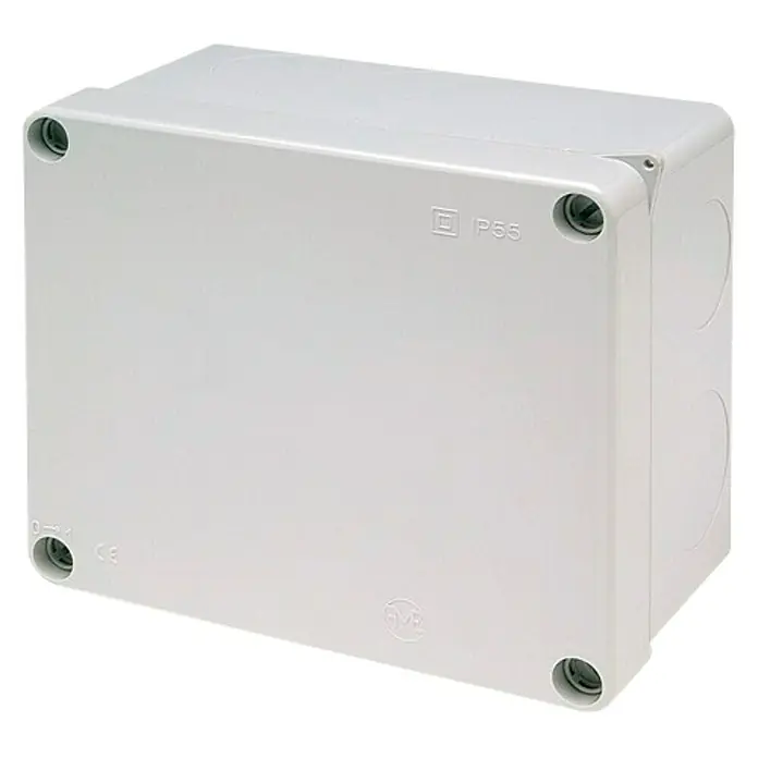 Famatel Caja de superficie para estancias con humedad - 16 x 13,5 x 8,3 cm, En pared, IP55