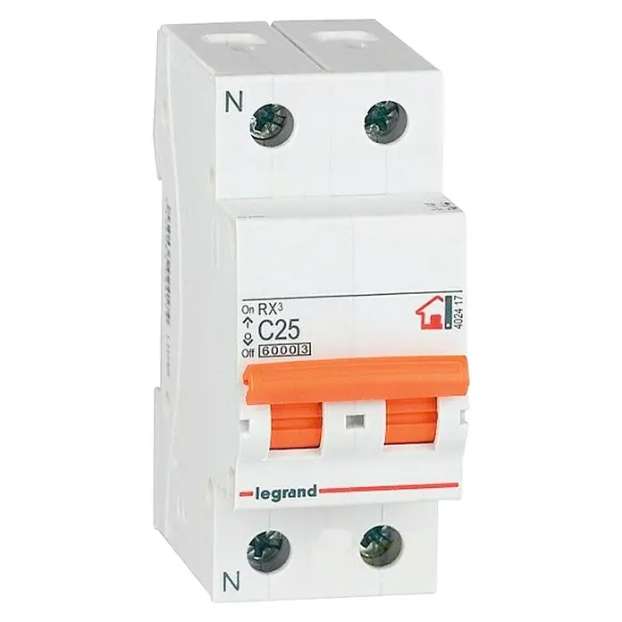 Legrand Magnetotérmico automático Pack RX3 P+N - C, 10 A, 2 polos