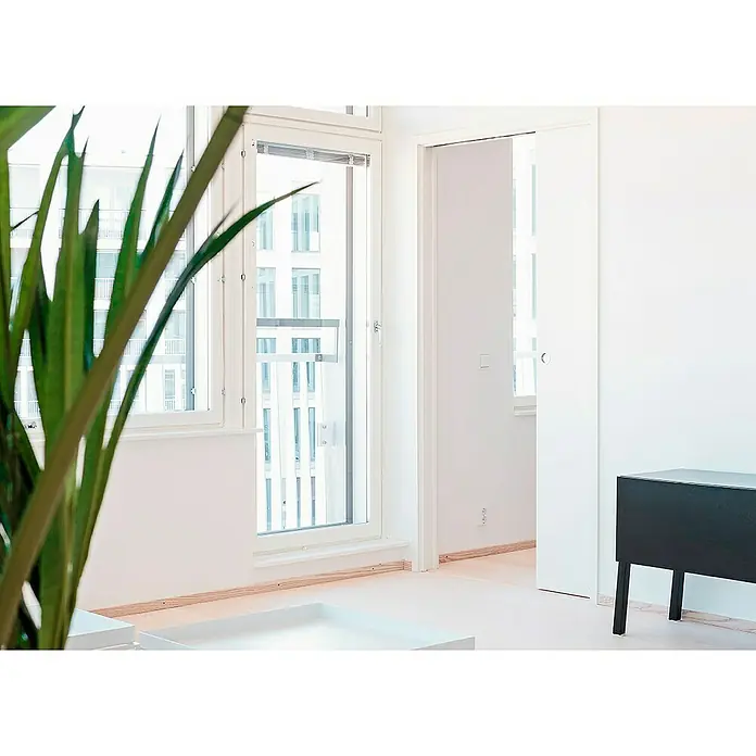 Eclisse Estructura de puerta corredera para pared de obra 108mm - 90 x 202 cm, Acero