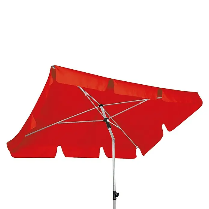 Doppler Sonnenschirm Active Paragon - Rot, 180 x 120 cm - Ansicht von unten