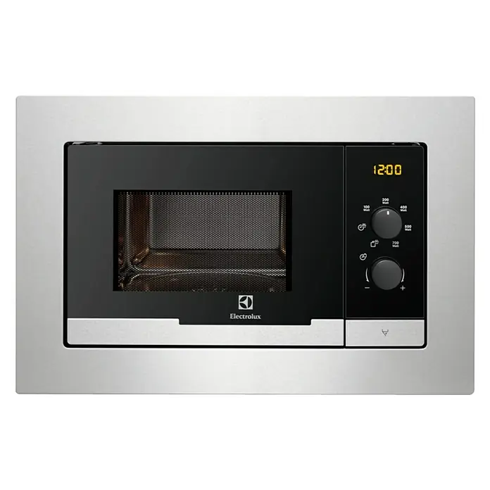 Electrolux Microondas empotrado integrado EMM20007OX - Potencia máx.: 800 W, Volumen: 20 l