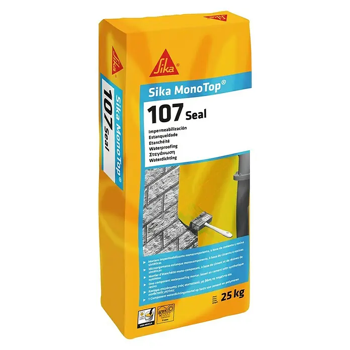 Sika Mortero de impermeabilización MonoTop-107 Seal - 25 kg