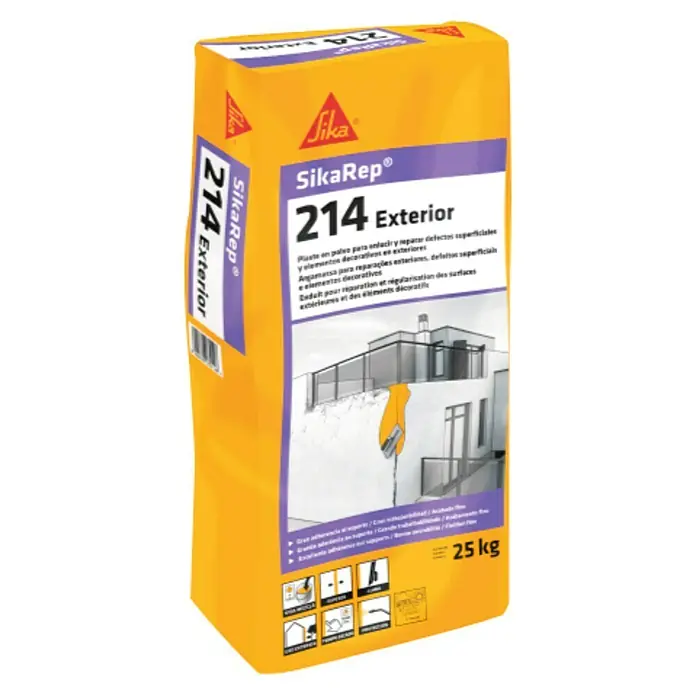 Sika Plaste Sikarep-214 Exterior - Blanco, 25 kg