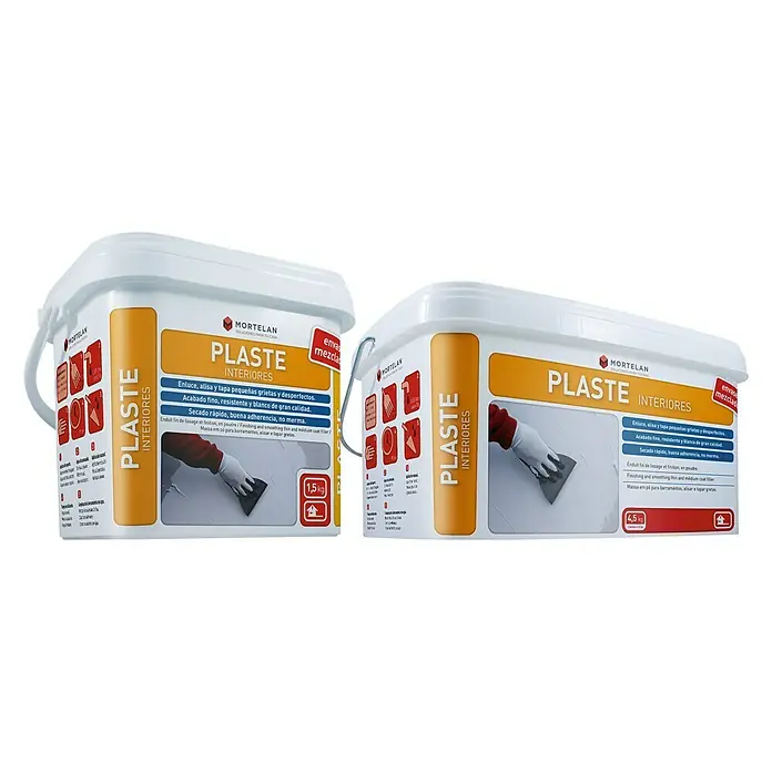 Gecol Masilla Plaste interiores Mortelan - 1,5 kg