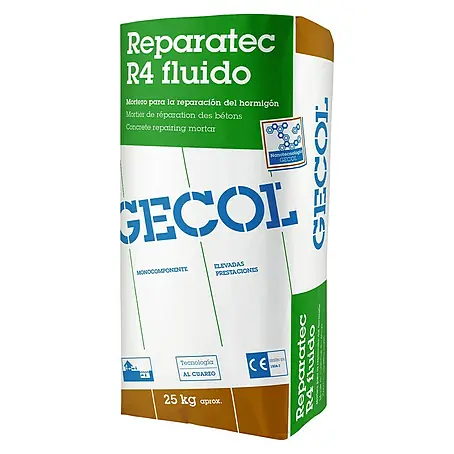 Gecol  Mortero de reparación Reparatec R4 fluido