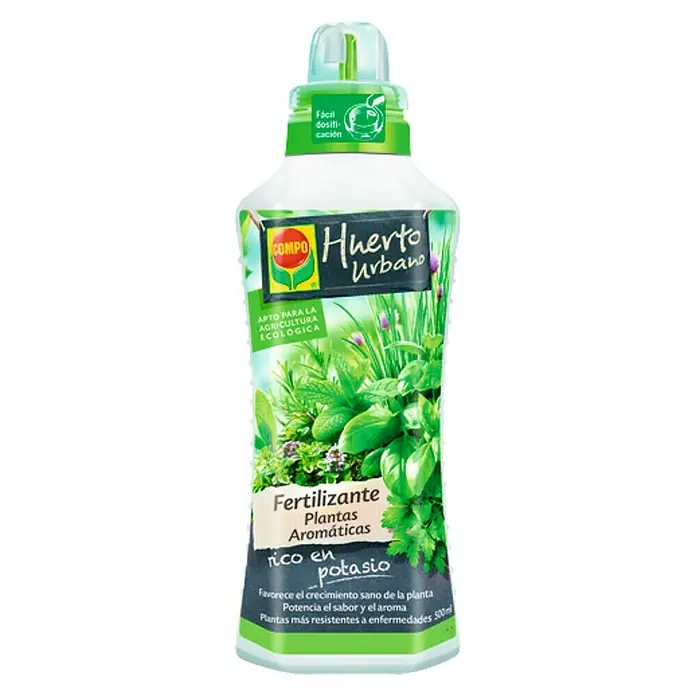 Compo Fertilizante para jardín plantas aromáticas - 500 ml
