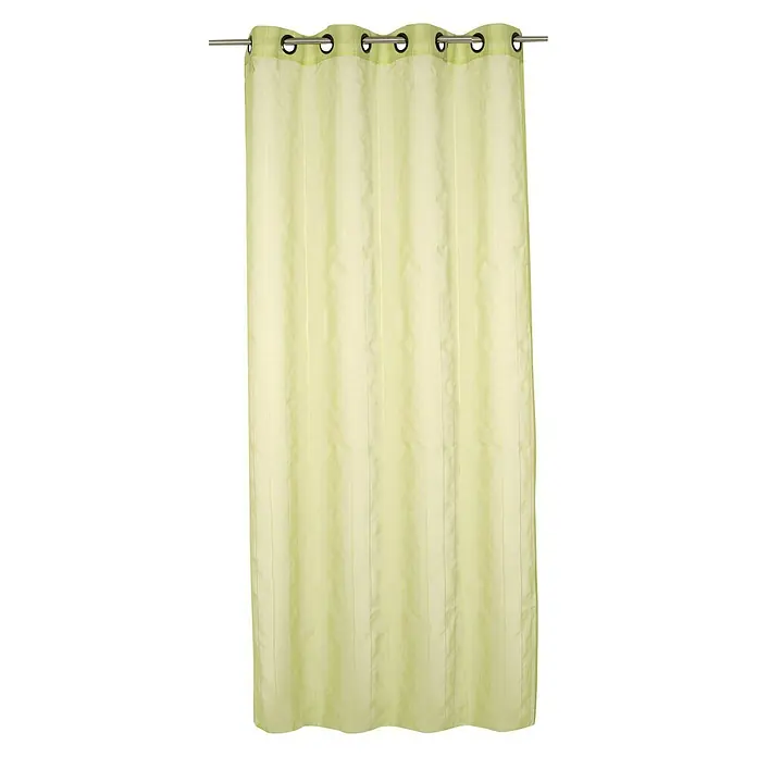 Visillo para ventana Bambou - 14 x 25 cm, 100% poliéster, Verde