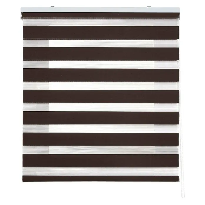 Estor noche y día Duolux - An x Al: 80 x 180 cm, Chocolate