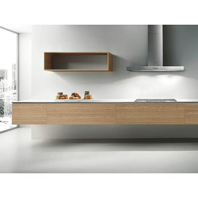 Turboair Campana de pared Sofía - Ancho: 90 cm, Potencia de aire máx.: 368 m³/h, Acero inoxidable