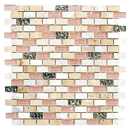 Mosaikfliese Brick Crystal Mix XCM B05S