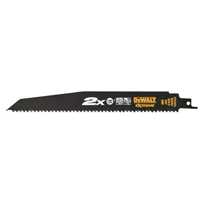 Dewalt Hoja de sierra de sable DT2307L-QZ - Madera gruesa, 5 pzs., Largo: 228 mm