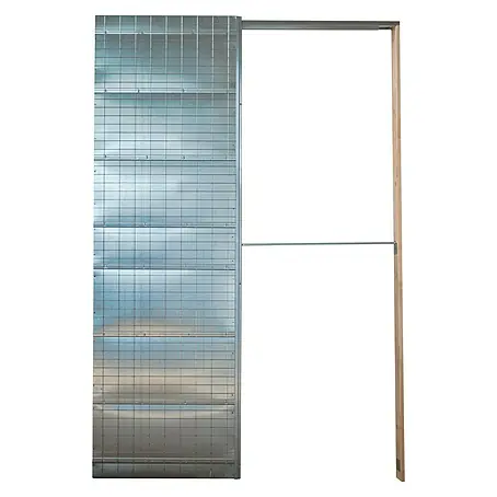 Estructura de puerta corredera para pared de obra 90mm