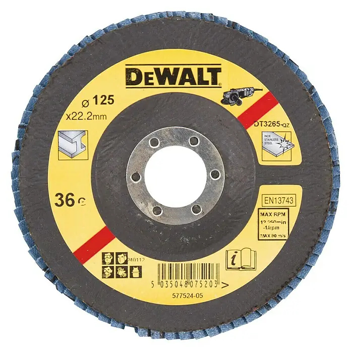 Dewalt Disco de desbaste DT3265-QZ - Diámetro disco: 125 mm, Apto para: Metal