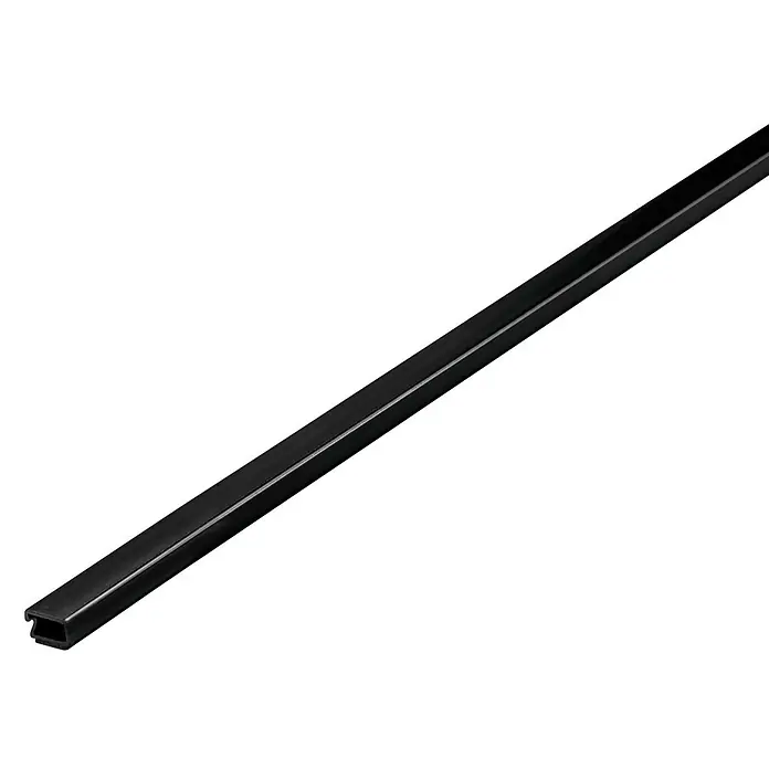 Inofix Canaleta para cables adhesiva - L x An x Al: 200 x 0,9 x 0,5 cm, Negro