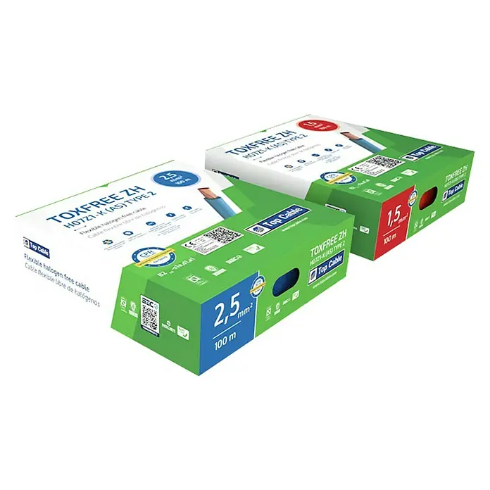 Bricable Cable unipolar neutro - H07Z1-K1x2,5, 100 m, Azul