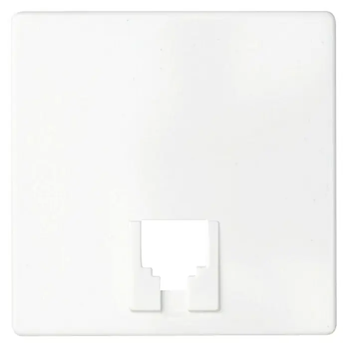 Simon 82 Tapa para mecanismo Teléfono - Blanco, Plástico, En pared