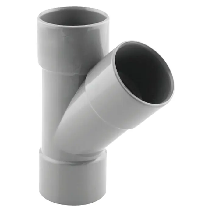 Derivación PVC M-H - 110 mm, 45 °, PVC