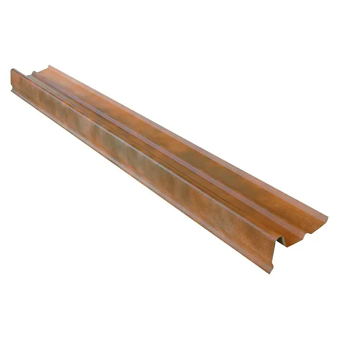 Odem Perfil Frontalino - Teja, Largo: 2.000 mm, PVC