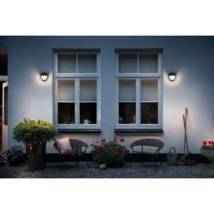 Philips Aplique exterior Serres - 60 W, 133 x 182 x 170 mm, IP44
