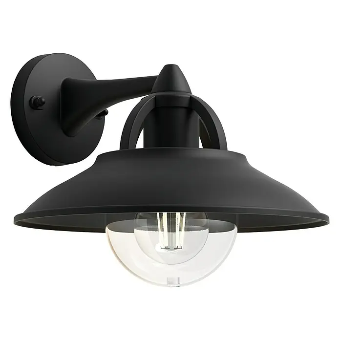Philips Aplique exterior Cormorant - 42 W, 265 x 250 x 218 mm, Negro, IP44