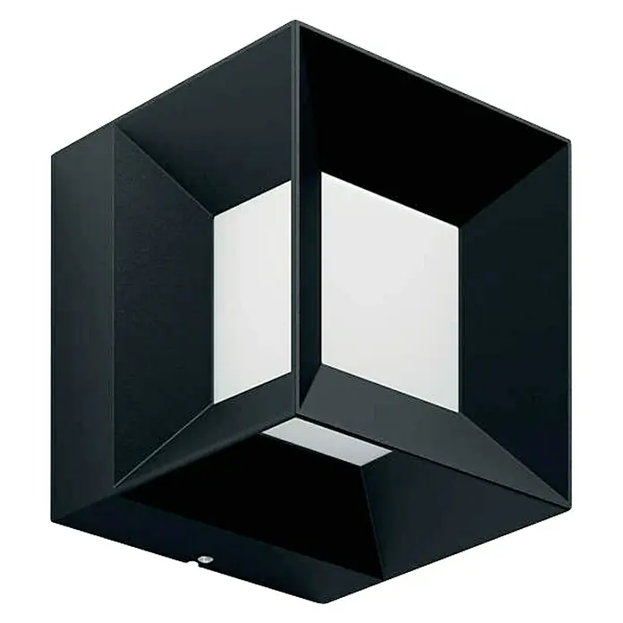 Philips Aplique exterior LED Parterre - 8 W, 13 x 13 x 13 cm, Negro, IP44
