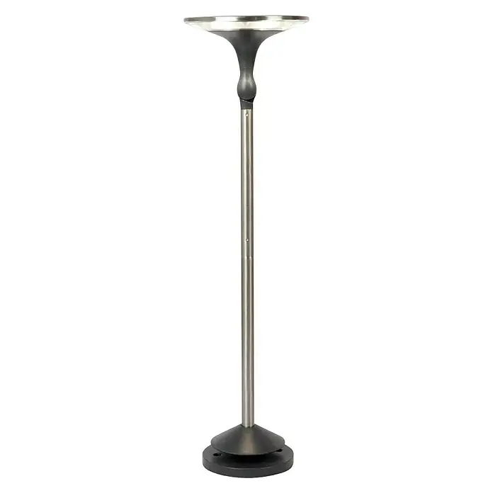 Lutec Baliza exterior LED 2 + panel solar Sun Connec - Gris, Altura: 52,5 cm, LED