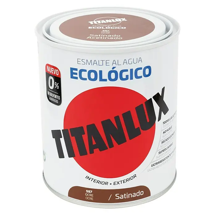 Titanlux Esmalte de color Eco - Ocre, 750 ml, Satinado