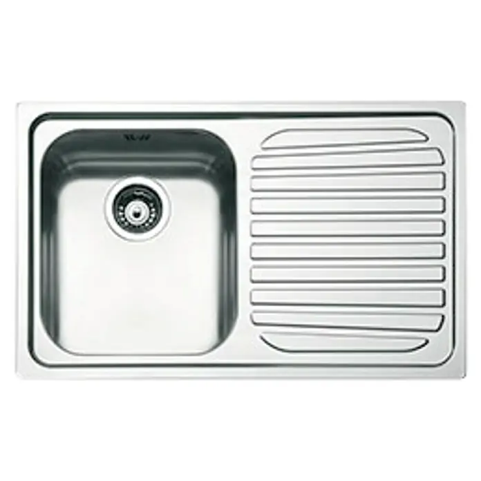 Smeg Fregadero encastrable SP791 D - 50 x 79 cm, Acero inoxidable, Cromo