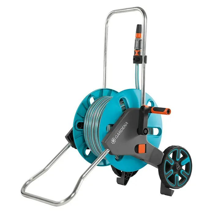 Gardena Schlauchwagen-Set AquaRoll M - Kunststoff/Metall, Schlauchlänge: 20 m