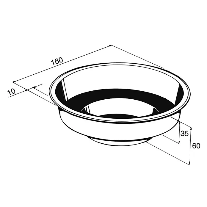Ubbink Teichschale Mars RT1 - Fassungsvermögen: 550 l