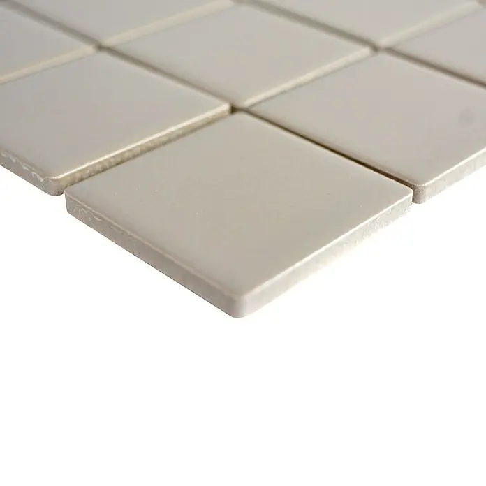 Mosaikfliese Quadrat Uni CD 292 - 29,8 x 29,8 cm, Beige/Braun, Matt - Detailaufnahme